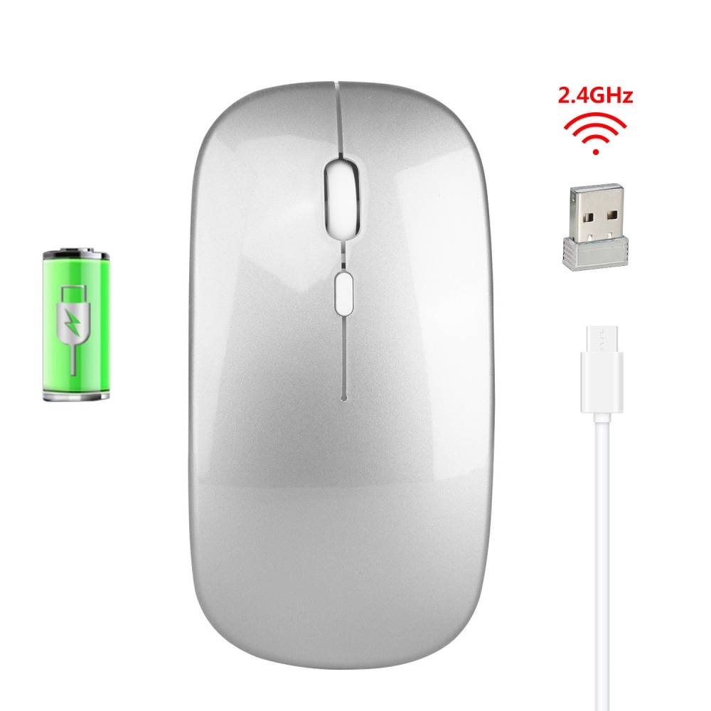 Souris Bluetooth Rechargeable Mini Silent Wireless Mouse Lightweight Ultra  Thin 3 Dpi Réglable 800 / 1200 / 1600 Petite souris pour Macbook / Ipad /  Pc / ordinateur portable